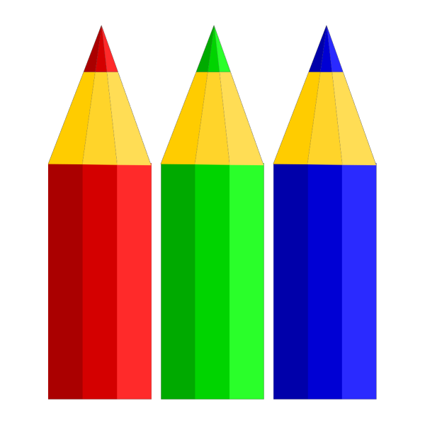 Color Pencils PNG Clip art