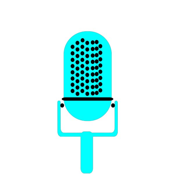 Microphone Blue PNG Clip art