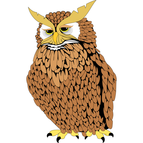 Halloween Silhouette Owl PNG Clip art