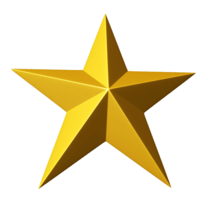 3D Gold Star PNG Clipart PNG Clip art