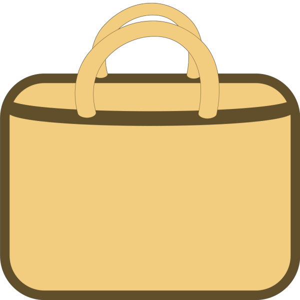 Brown Shopping Bag PNG Clip art