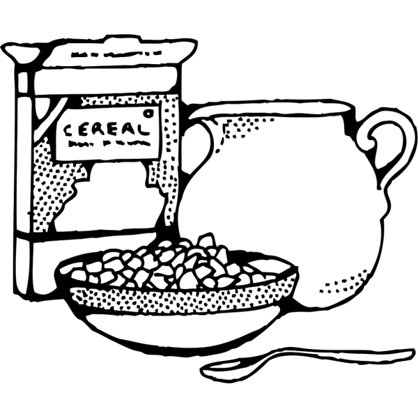 Cereal Box And Milk PNG Clip art