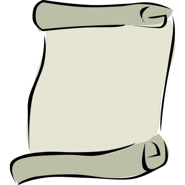 Parchment Paper Portrait Symbol PNG Clip art