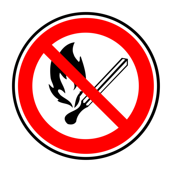 No Fire Or Flames Allowed PNG Clip art