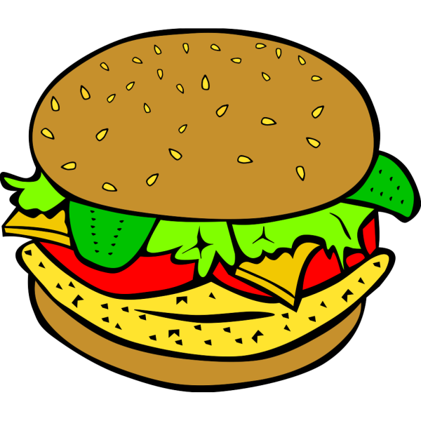 Chicken Burger PNG Clip art