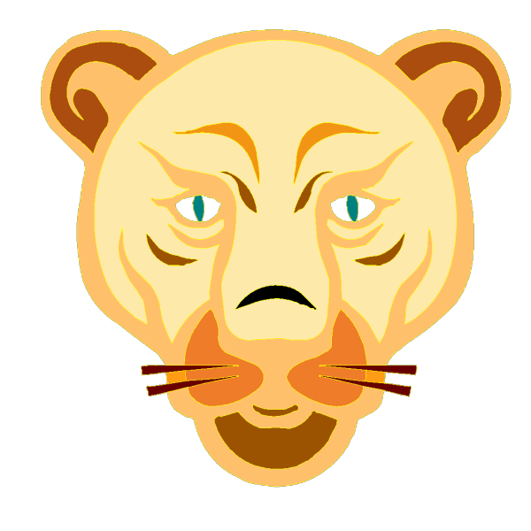 Lion Face Cartoon PNG Clip art