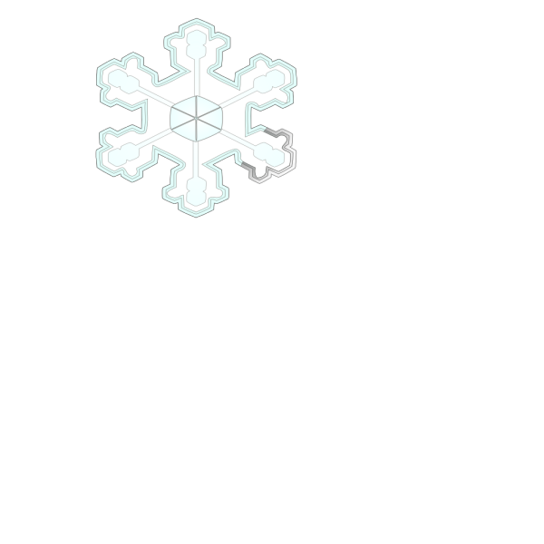 Snowflake 3 PNG Clip art