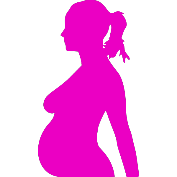 Pregnancy Silhouette 3 PNG Clip art