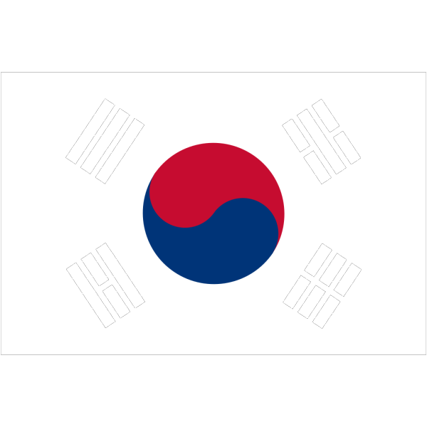Jp Draws South Korean Flag PNG Clip art