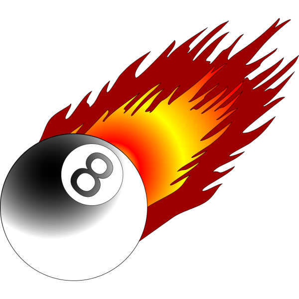 Ball With Flames 3 PNG Clip art