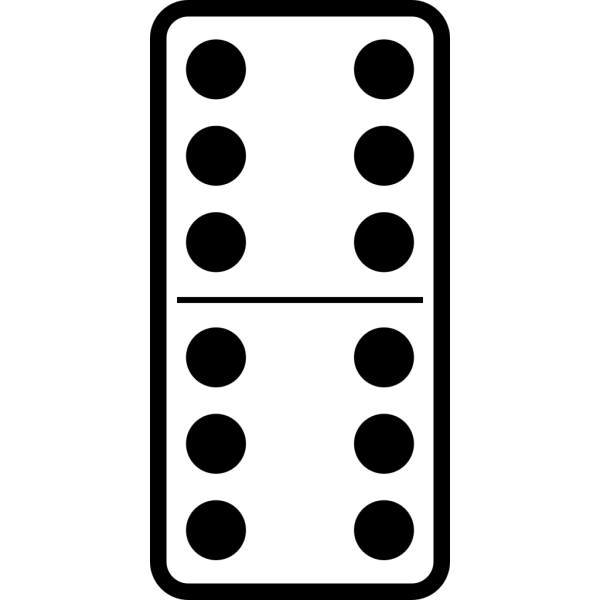 Domino Set 27 PNG Clip art