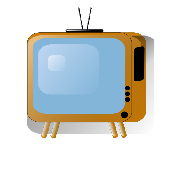 Old Styled Tv Set PNG Clip art