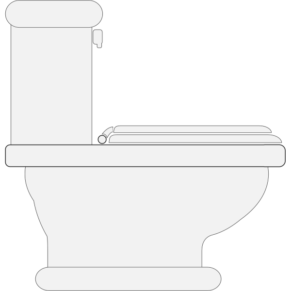 Toilet Seat Closed PNG Clip art