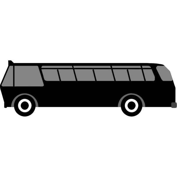 Bus Side View PNG Clip art