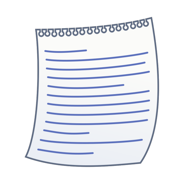 Paper With Writing PNG Clip art