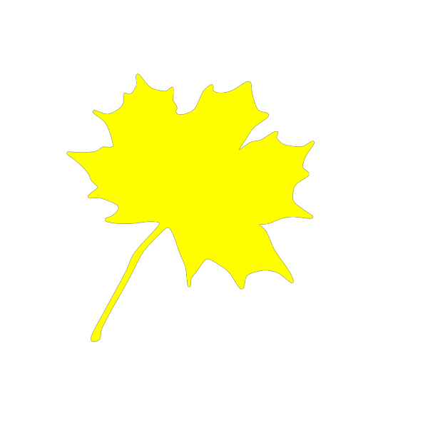 Yellow Leaf PNG Clip art