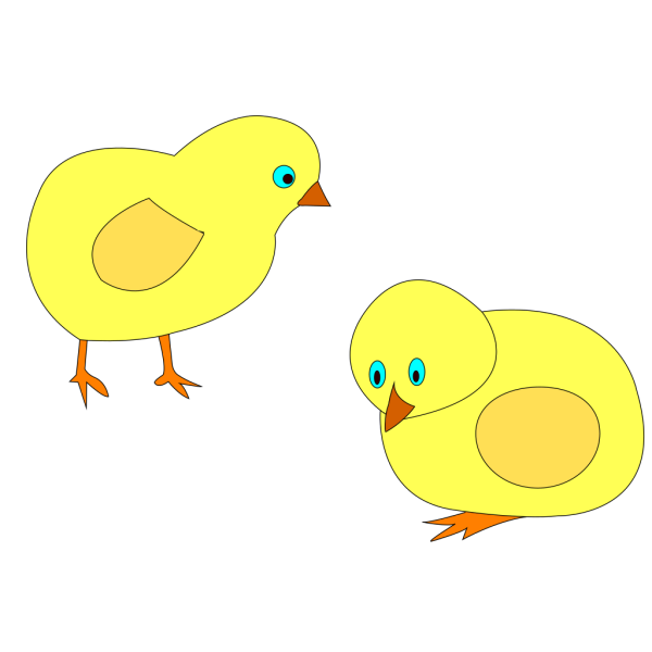 Chickens Figure Color PNG Clip art
