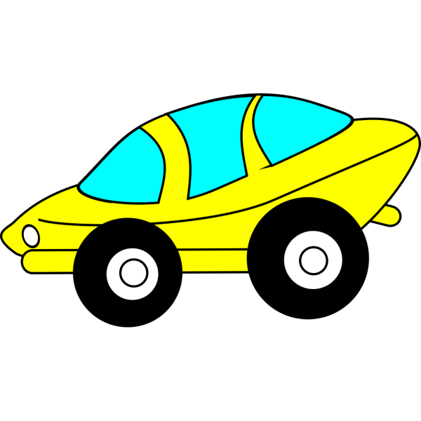 Cartoon Sporty Car PNG Clip art