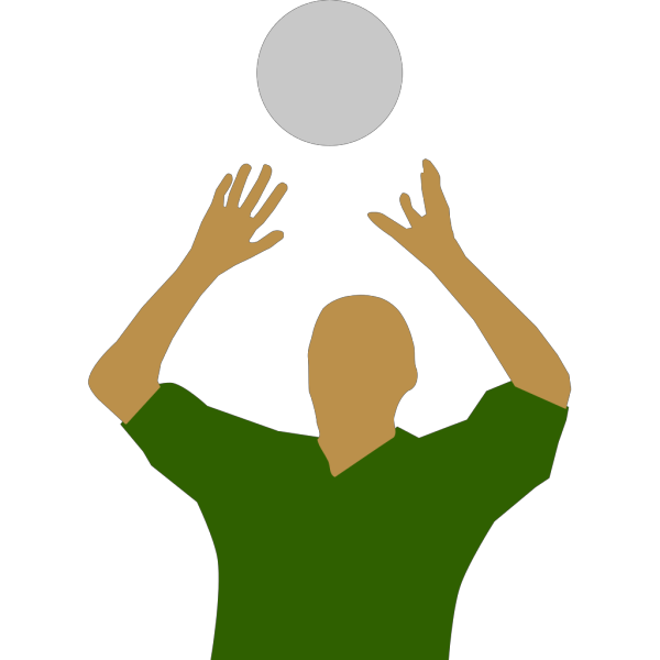 Volleyball Player Silhouette PNG Clip art