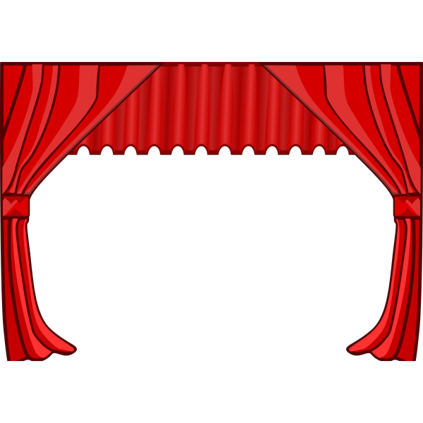 Theater Curtains PNG Clip art