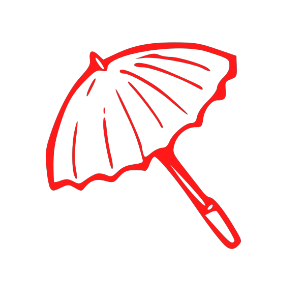 Red Umbrella PNG Clip art