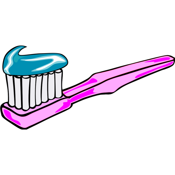Toothbrush With Toothpaste PNG, SVG Clip art for Web - Download Clip