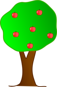Apple Tree With Roots PNG Clip art