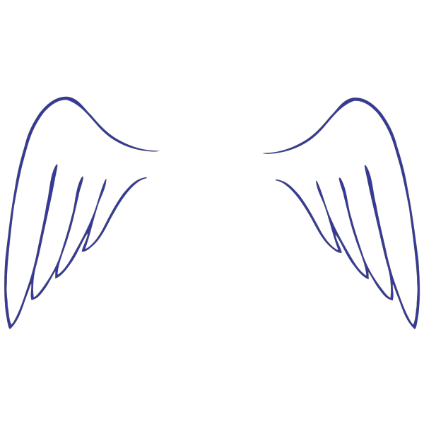 Simple Angel Wings PNG, SVG Clip art for Web - Download Clip Art, PNG ...
