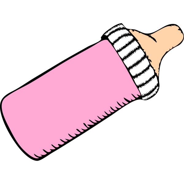Pink Baby Bottle PNG Clip art