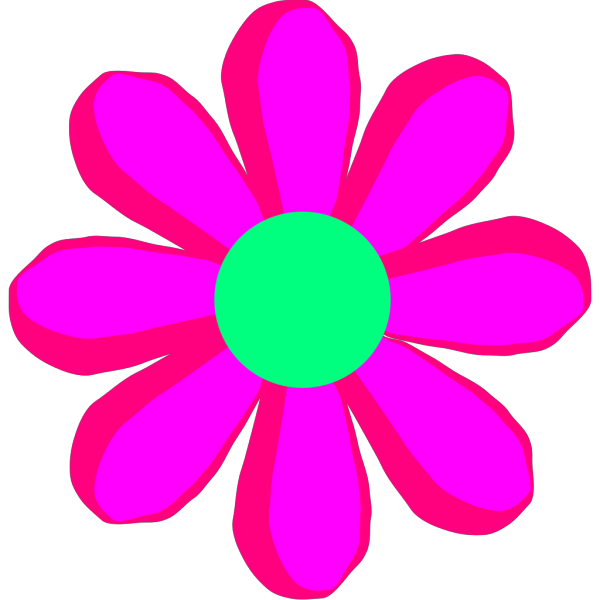 Flower Cartoon Pink PNG Clip art