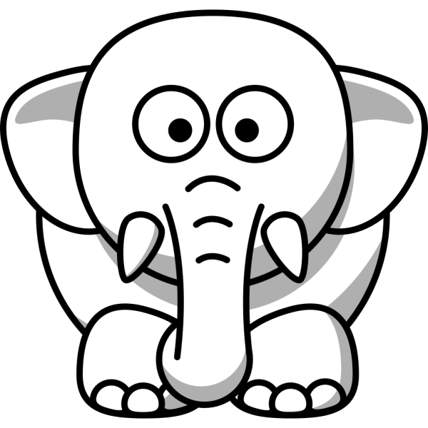 elephant outline png