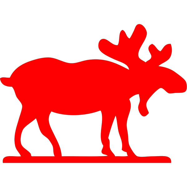 Red Moose Cartoon PNG, SVG Clip art for Web - Download Clip Art, PNG ...