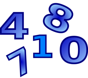 Creation Days Numbers 4 PNG Clip art