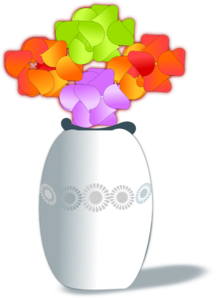 Flowers In Vase 2 PNG Clip art