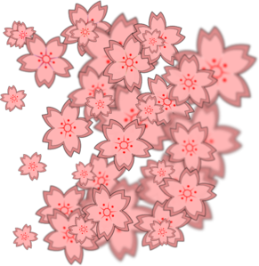 Asian Flower Design PNG Clip art