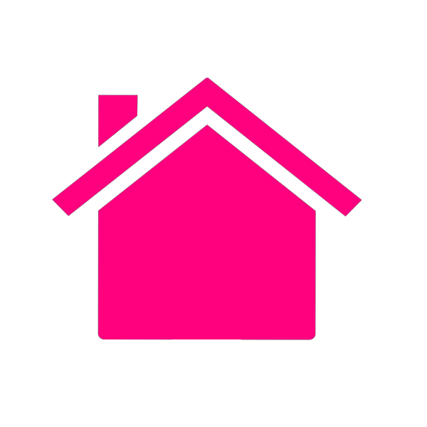 Pink House 2 PNG Clip art