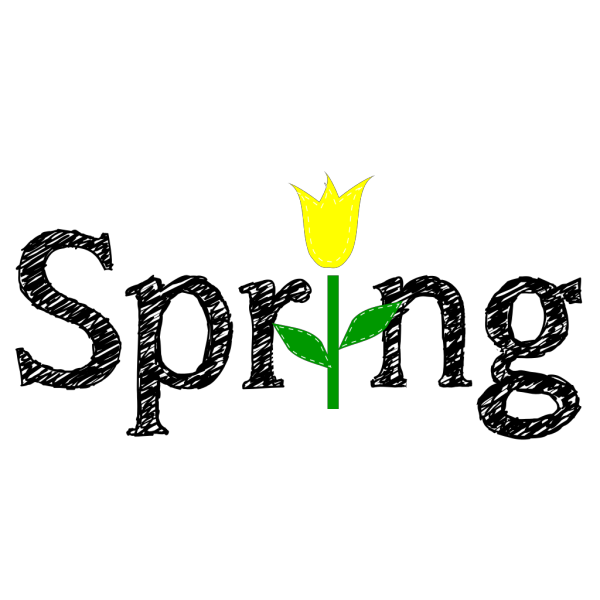 Spring With Yellow Tulip PNG Clip art
