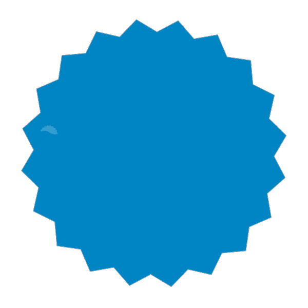 Blue Sticker PNG Clip art
