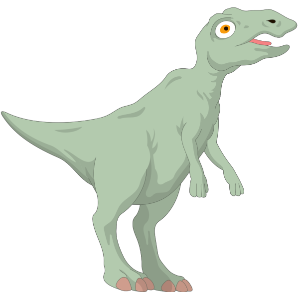 Big Eyed Dinosaur PNG Clip art