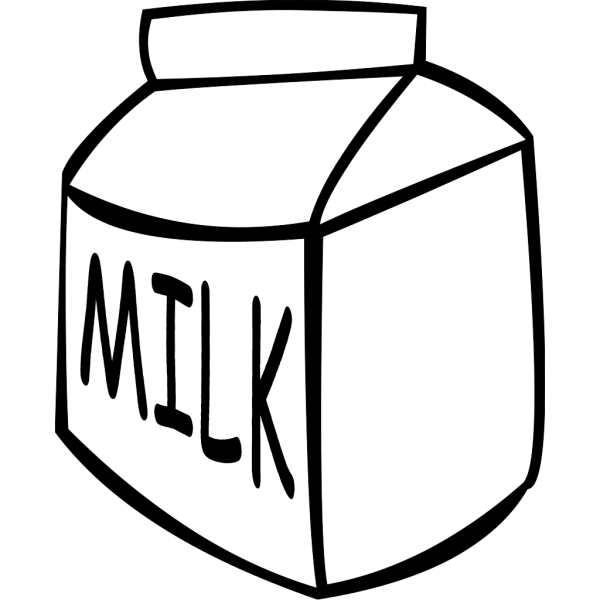 Milk (b And W) PNG Clip art