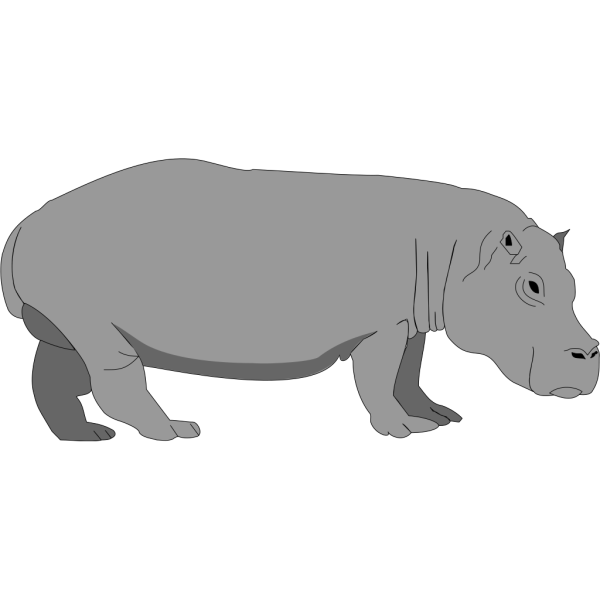 Hippopotamus 4 PNG Clip art