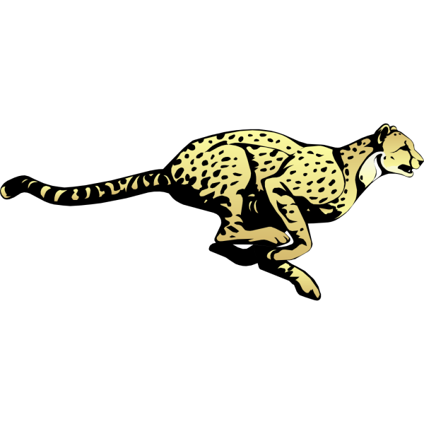 Running Cheetah PNG Clip art