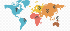 Abstract World Map Background PNG PNG Clip art