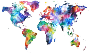 Abstract World Map PNG Free Download PNG Clip art