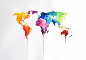 Abstract World Map PNG HD PNG Clip art