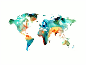 Abstract World Map PNG Image PNG Clip art