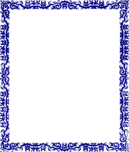 Blue Border Frame PNG Transparent Image PNG, SVG Clip art for Web ...