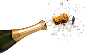 Champagne Popping PNG Clipart PNG Clip art