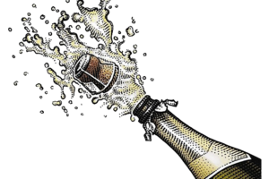 Champagne Popping PNG Image PNG Clip art