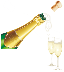 Champagne Popping PNG Pic PNG Clip art